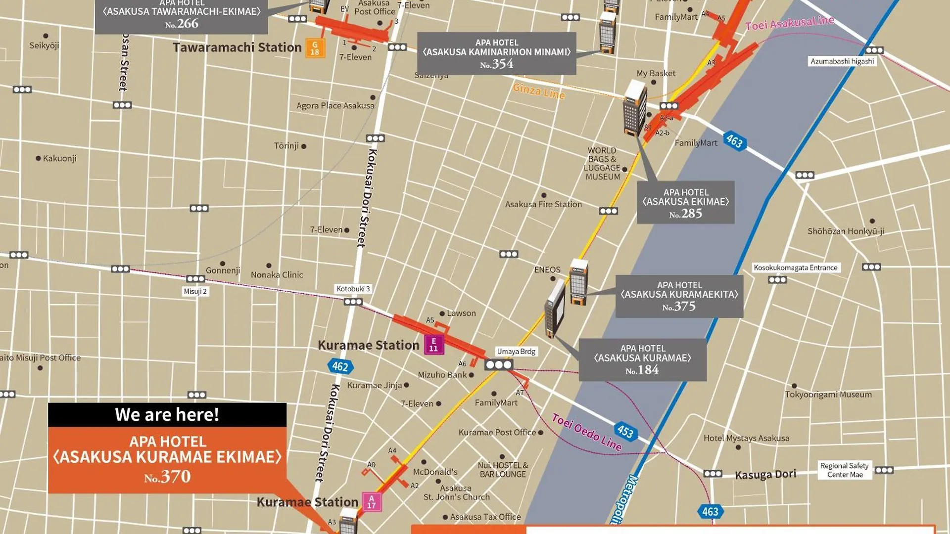 ***  Apa Hotel Asakusa Kuramae Ekimae Präfektur Tokio Japan