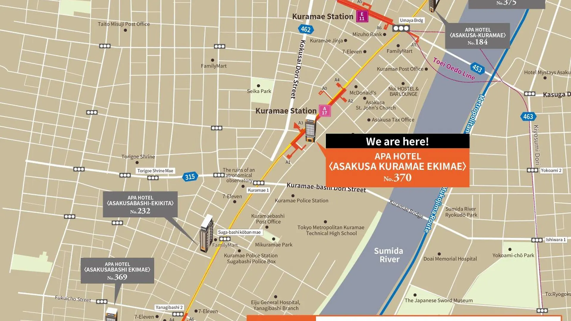 Apa Hotel Asakusa Kuramae Ekimae Tóquio